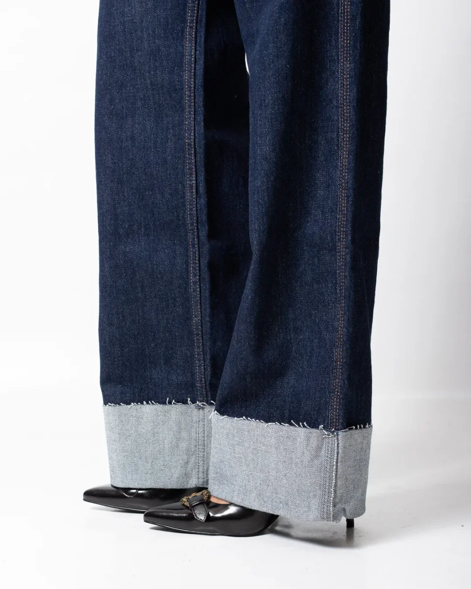 Jeans Tommy Jeans high wide con pieghe donna - immagine 6