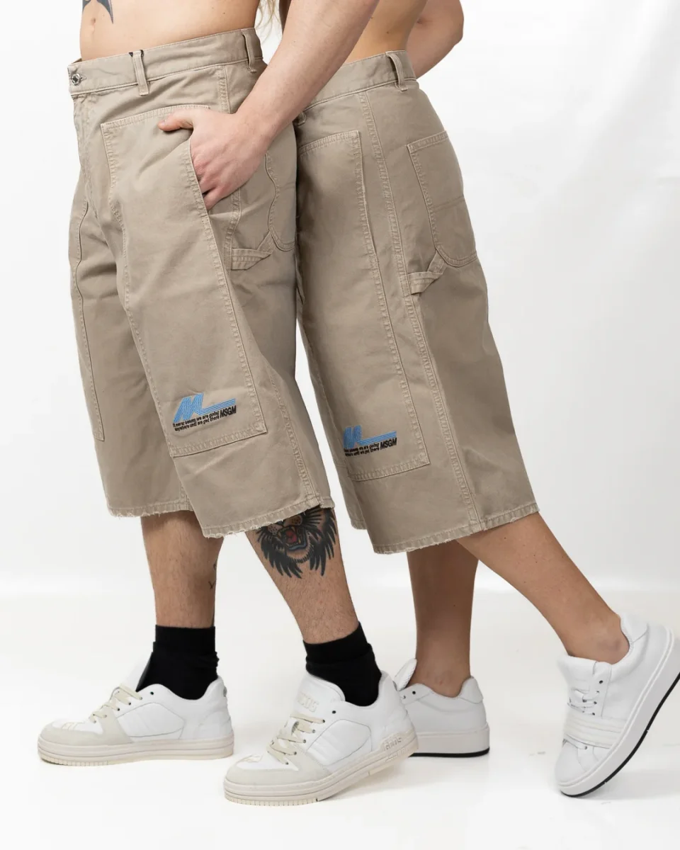 Bermuda MSGM carpenter con ricamo - immagine 3