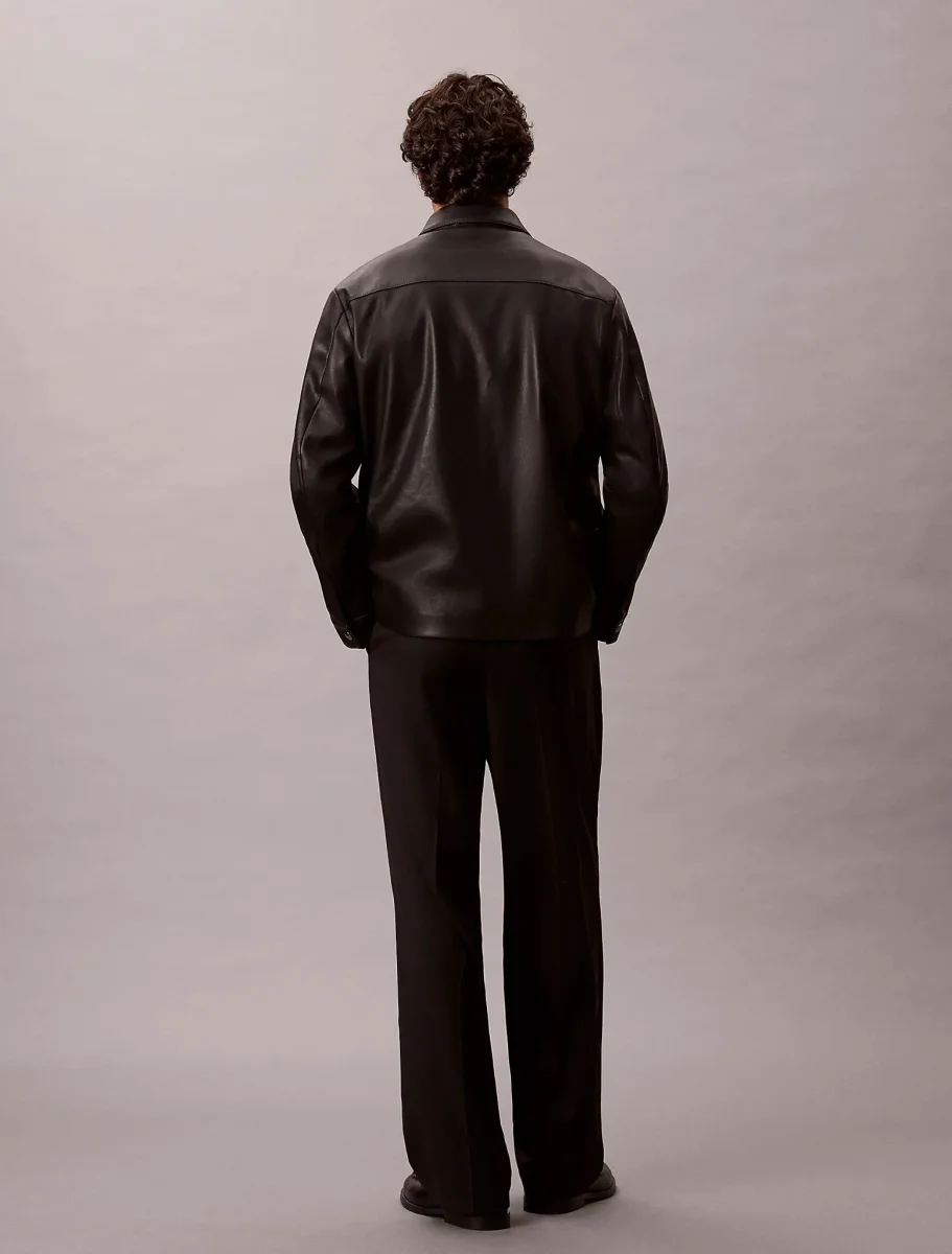 Pantalone Calvin Klein wide leg in misto lana uomo - immagine 3