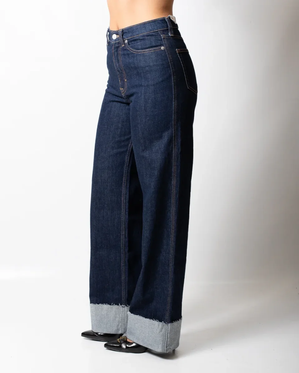 Jeans Tommy Jeans high wide con pieghe donna - immagine 4
