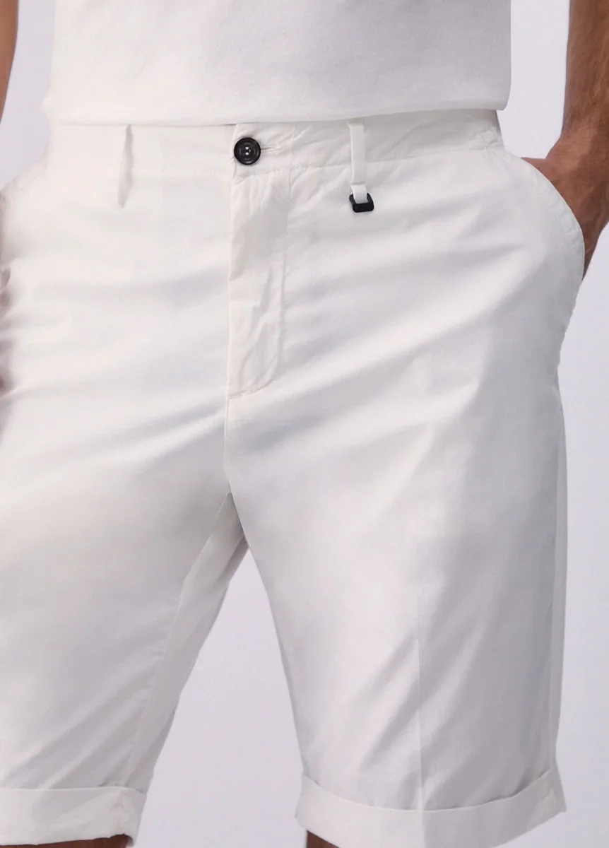 Bermuda Liu Jo chino in cotone uomo - immagine 4