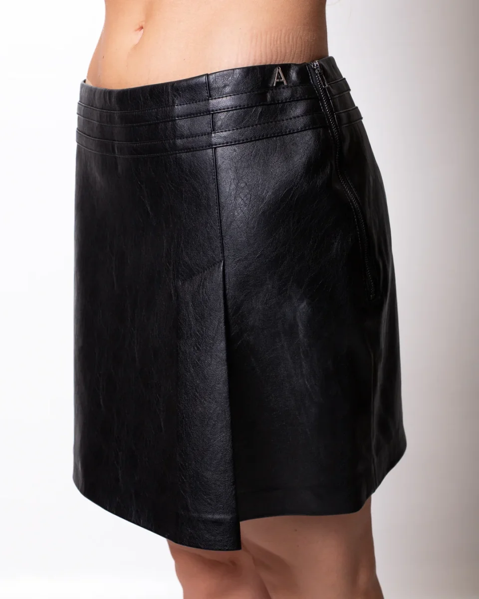 Minigonna Twinset Actitude in similpelle donna - immagine 5