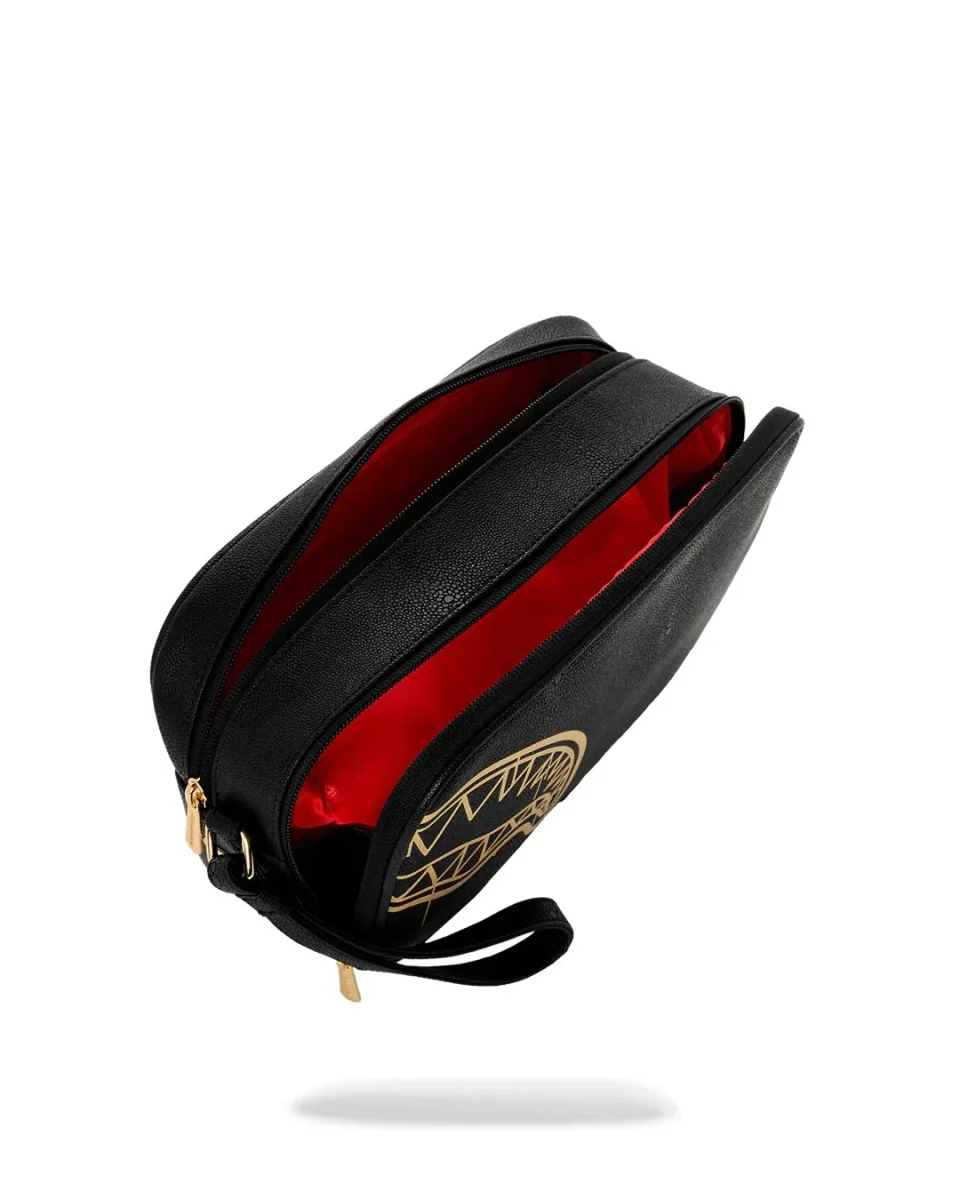 Pochette e beauty Sprayground nero "That gold drap toiletry brick" - immagine 6