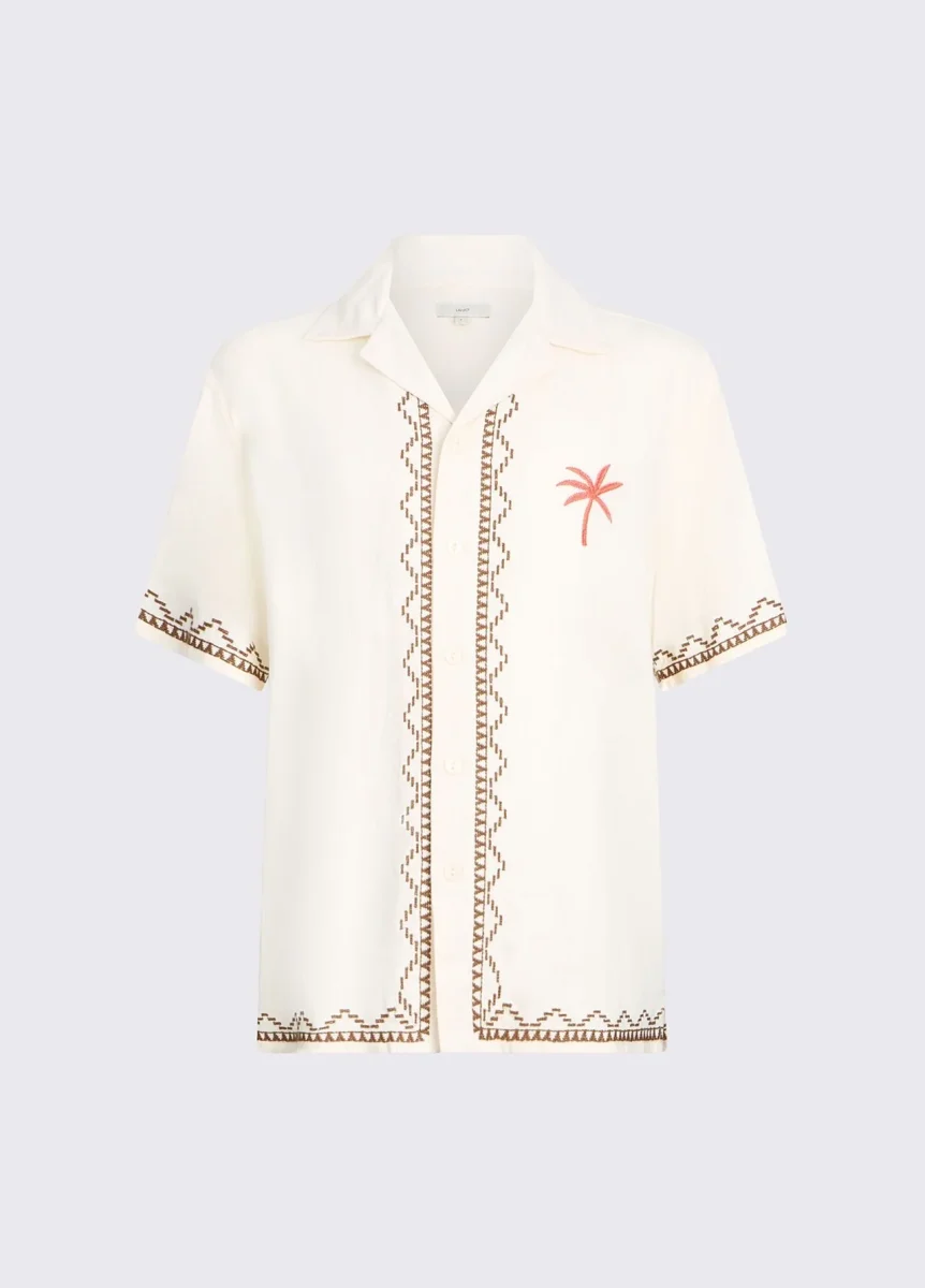 Camicia Liu Jo in misto lino ricamata uomo - immagine 8
